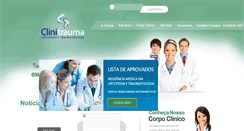 Desktop Screenshot of clinitrauma.com.br